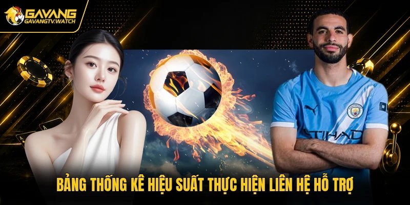 Bảng thống kê hiệu suất thực hiện liên hệ hỗ trợ
