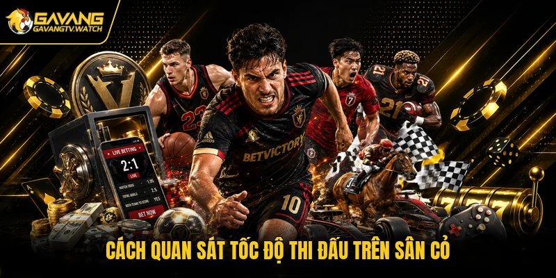 Cách quan sát tốc độ thi đấu trên sân cỏ