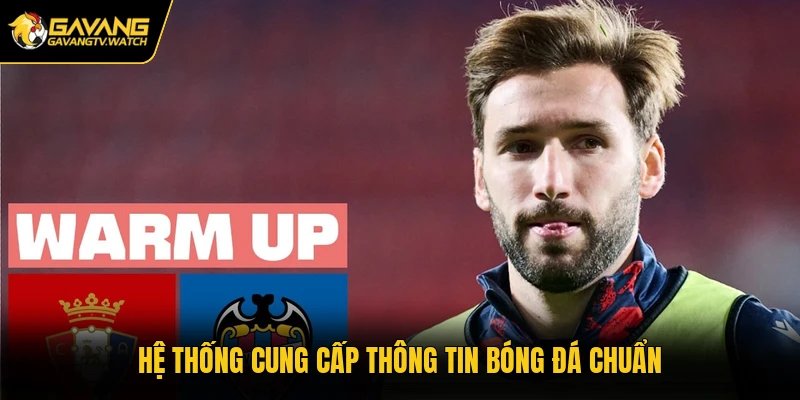 Hệ thống cung cấp thông tin bóng đá chuẩn