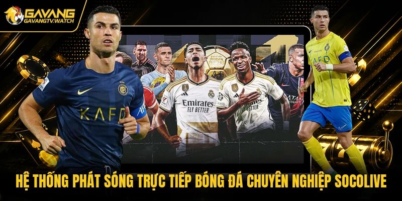 Hệ thống phát sóng trực tiếp bóng đá chuyên nghiệp Socolive