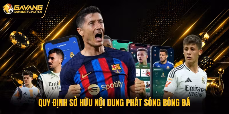 Quy định sở hữu nội dung phát sóng bóng đá
