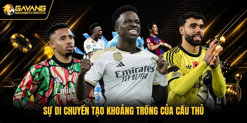Sự di chuyển tạo khoảng trống của cầu thủ