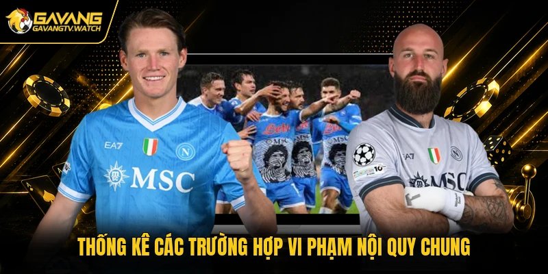 Thống kê các trường hợp vi phạm nội quy chung