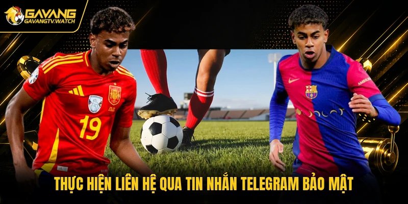 Thực hiện liên hệ qua tin nhắn Telegram bảo mật